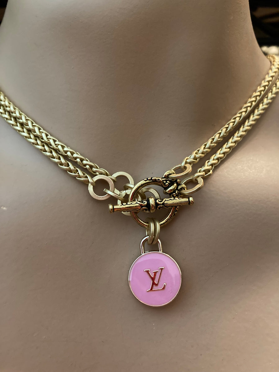 LV Charm Necklace in different colors — singulié