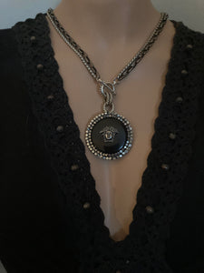 Versace Button Necklace