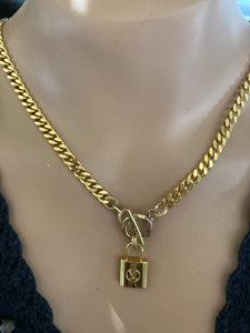 LV Lock Necklace