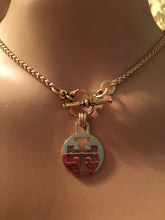 .75” Tory B. Logo Tag Necklace
