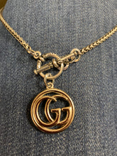 1” GG Silver Zipper Pull Necklace