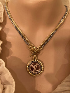 1” Louis Vuitton Button Necklace - Long or Short (Only 1 Left) –  suewoojewels