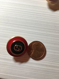 Vintage Gucci GG Button Necklace