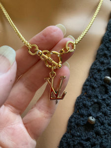 LV Charm Necklace