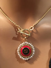 Vintage Gucci GG Button Necklace