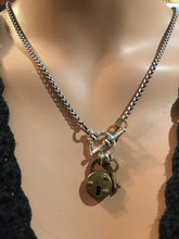 Tiny Vintage Lock & Key Necklace