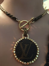 1.5 Louis V Leather & Gold Necklace