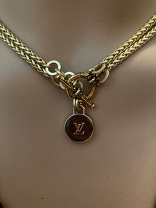 LV Charm Necklace (only 1 left)