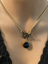 .5” Prada Button Necklace