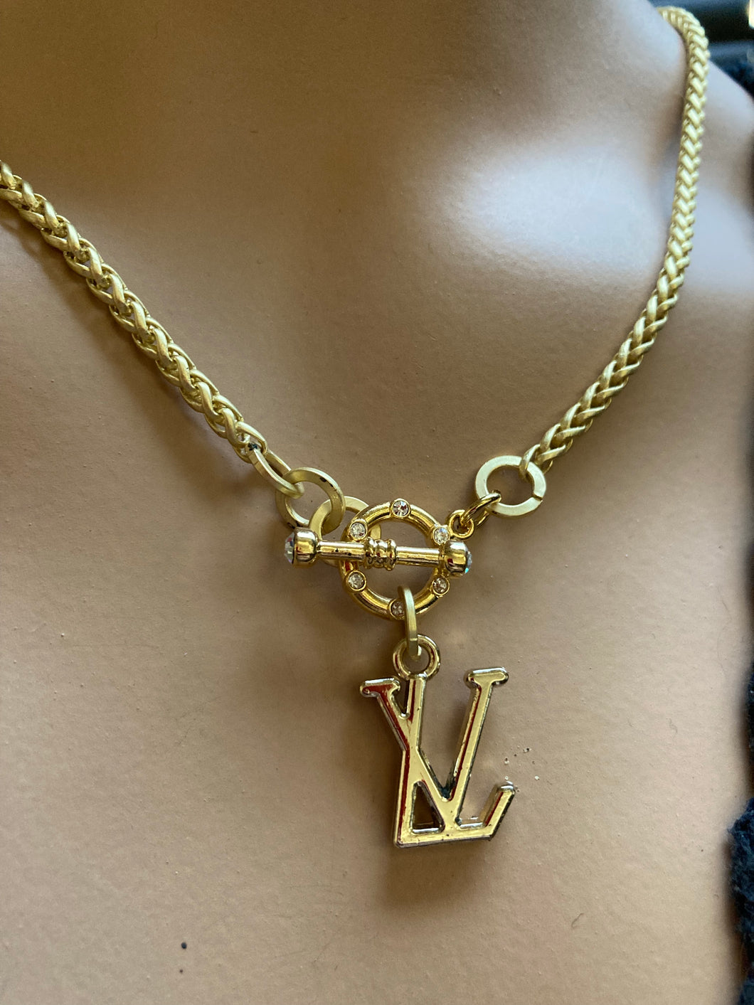 LV Charm Necklace