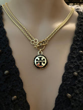 1” Orange Tory Burch Reversible Necklace (only1!)