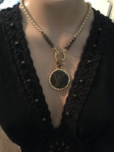 1.5 Louis V Leather & Gold Necklace