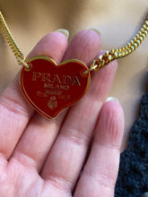 Red Prada Tag Necklace - only 1!