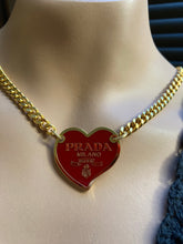 Red Prada Tag Necklace - only 1!