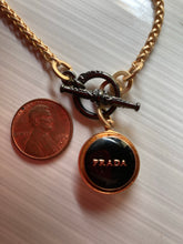 .5” Prada Button Necklace