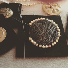 1.5 Louis V Leather & Gold Necklace